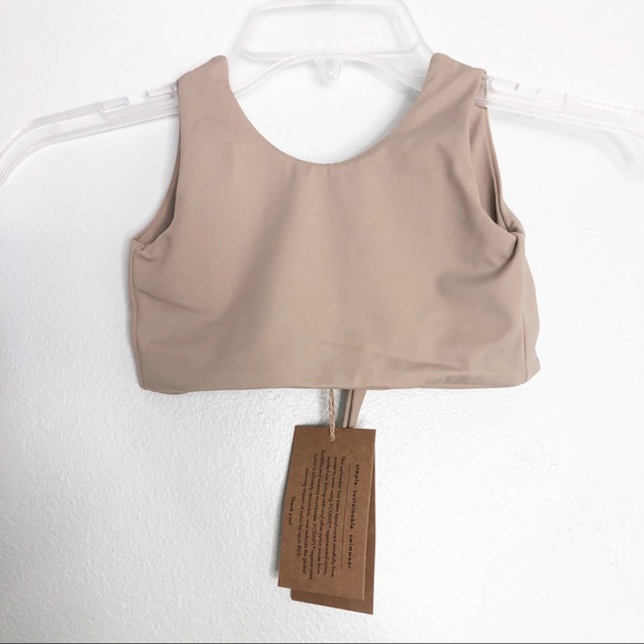 The Simple Folk Bikini Top Desert Neutral Tan Cream - Picture 10 of 16